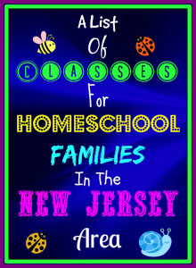 Classes for NJ Homeschool Families